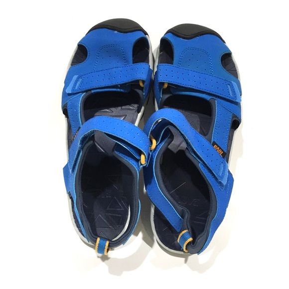 TEVA HURRICANE CLOSED TOE PRO SPORTS WATER SANDALS -DAZZLING BLUE -YOUTH US 5 - Picture 5 of 6